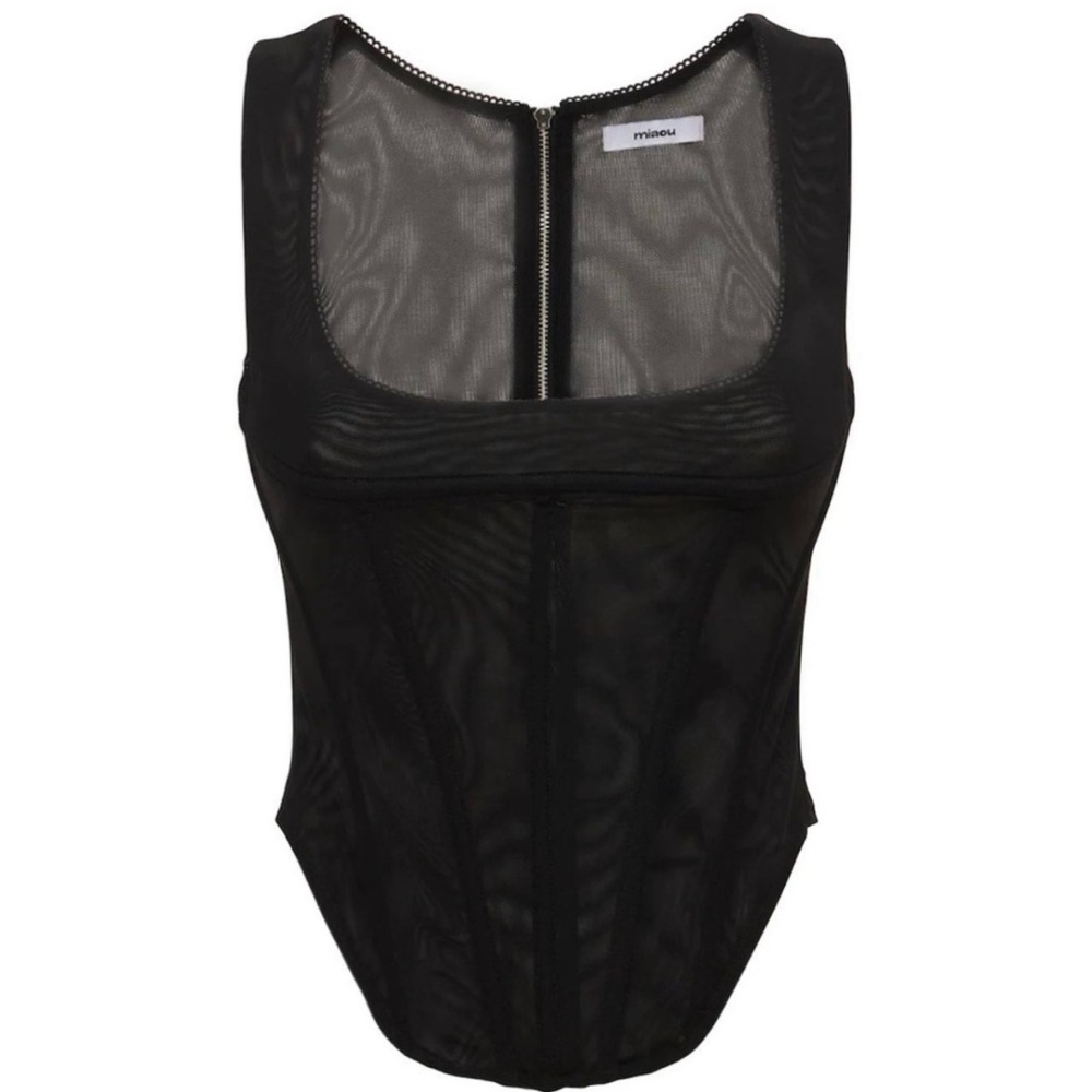 Black Miaou Corset Top